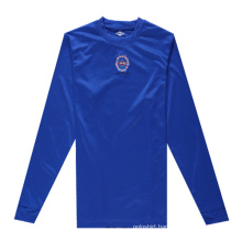 100%Polyester Mens Sport Long Sleeve Embroidery T Shirt